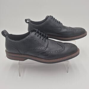 Clarks Signature Men's Wingtip Brogue Lace Up Dress Shoes Blue Size 10.5 S0097